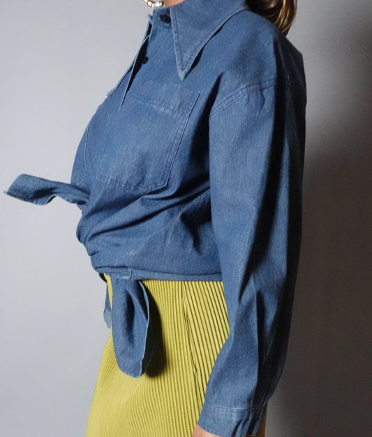 Top Denim Button Up FW25