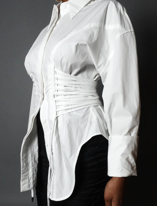 Top Corset White FW25