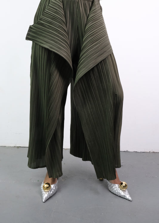 Pant Sage Trapeze Pleated One Size