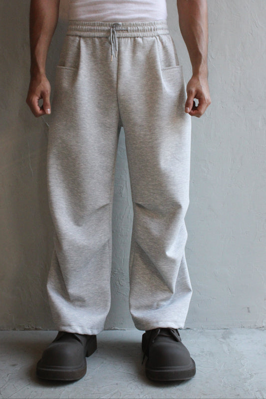 Pant Gray Sweatpants Ruched Leg